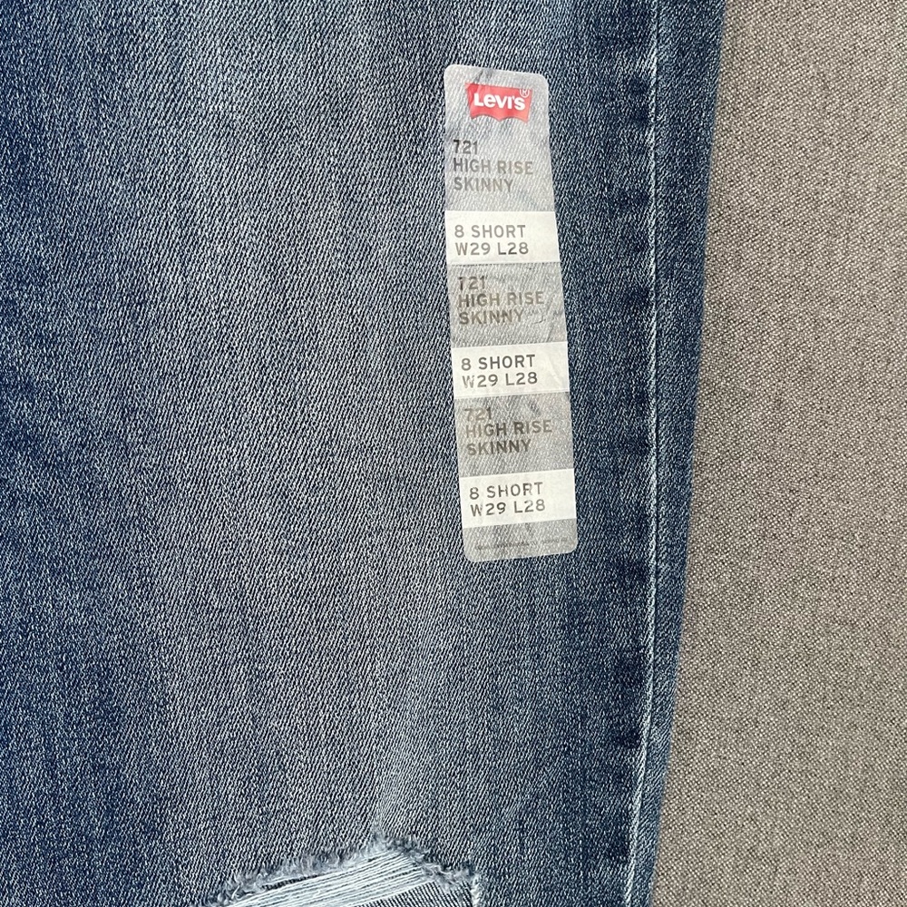 Levi's Blue Skinny Jeans for Women - Picture 2 of 6